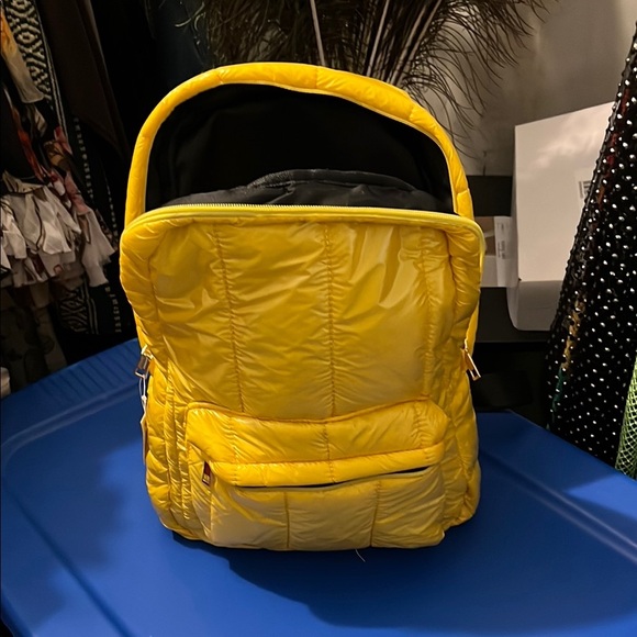 Yellow Backpack Medium Size - Picture 3 of 4